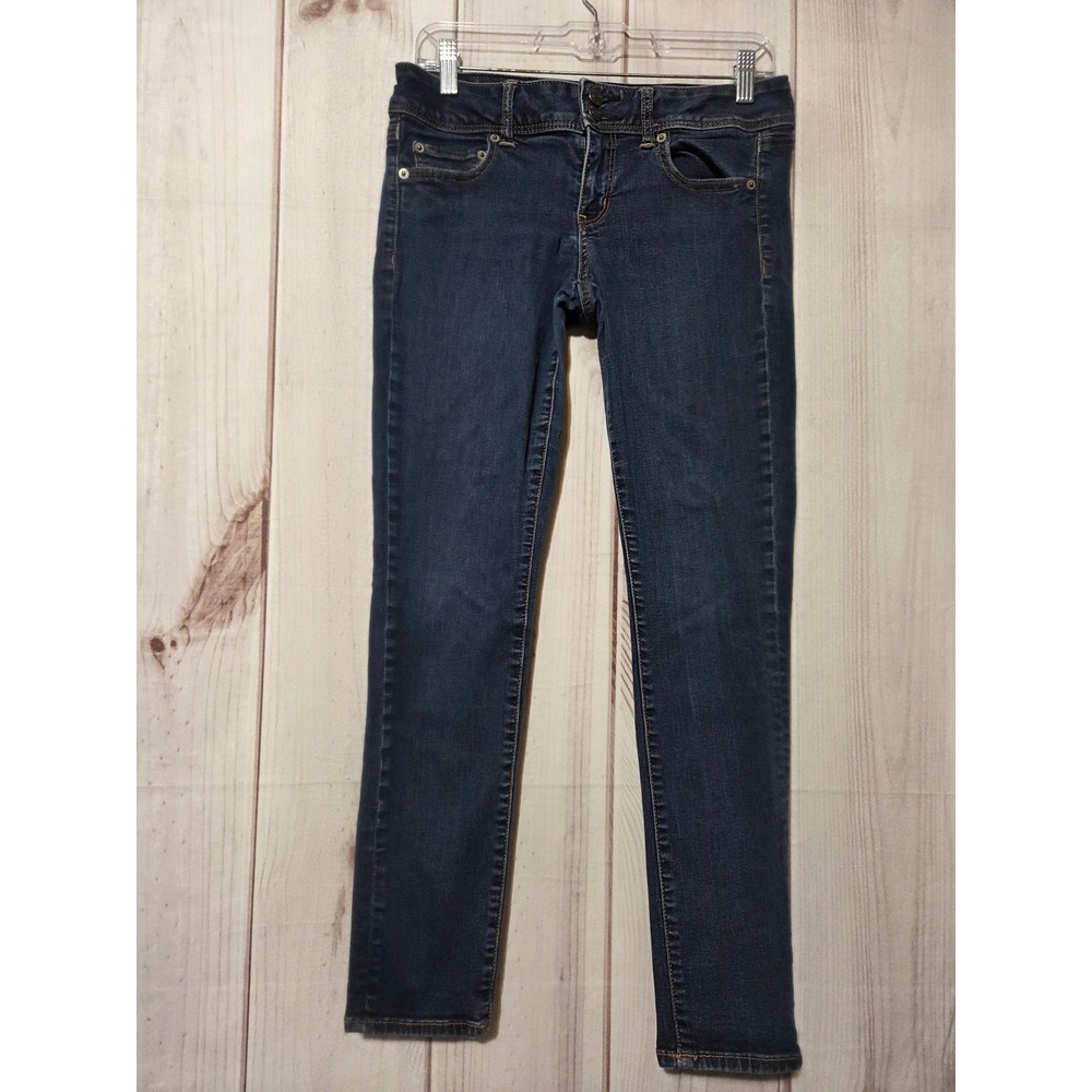 American Eagle Skinny‎ Jeans Womens 10 Regular Dark Wash Stretch Denim Blue